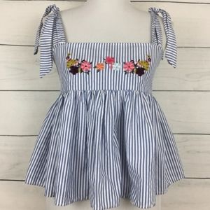 Zara Embroided Top